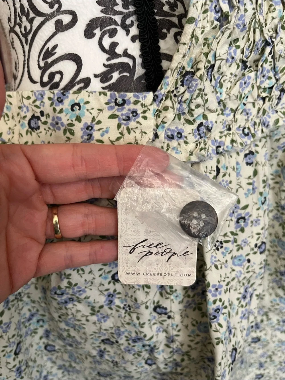 Free People | NWT Floral Cross-Back Sundress - Picture 11 of 14